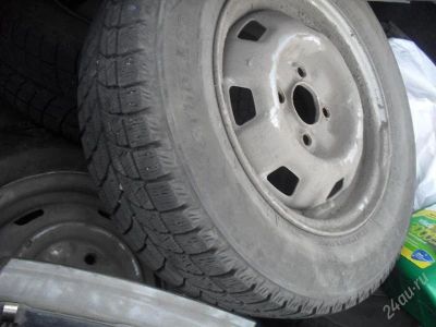 Лот: 1224240. Фото: 1. диски + резина bridgestone blizzak... Шины