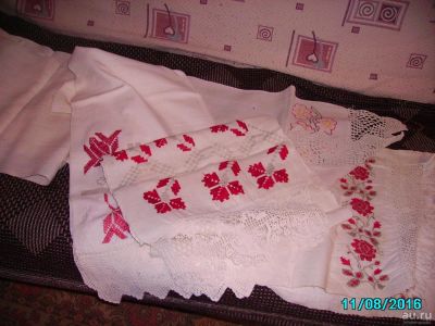 Лот: 8596196. Фото: 1. Полотенце льняное(русское). Одежда, текстиль