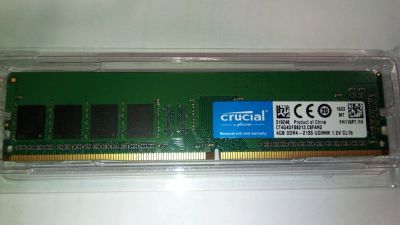 Лот: 9710535. Фото: 1. Память DDR4 4Gb Crucial CT4G4DFS8213. Оперативная память