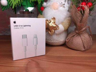 Лот: 19681691. Фото: 1. Кабель Lightning 8-pin-USB-C для... Дата-кабели, переходники