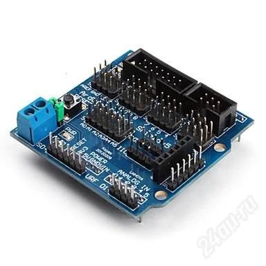 Лот: 2794843. Фото: 1. Arduino Sensor Shield v5. Микроконтроллеры