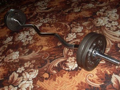Лот: 1055826. Фото: 1. штанга. Штанги, блины