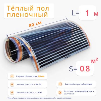 Лот: 2915808. Фото: 1. Теплый пол пленочный инфракрасный... Тёплый пол