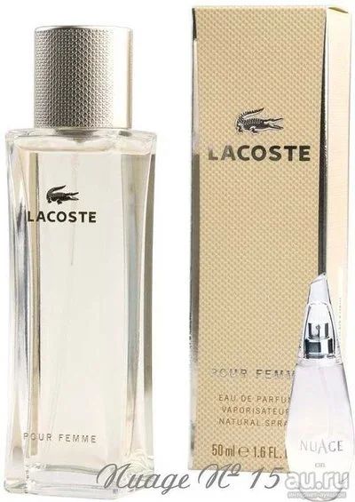 Лот: 8528370. Фото: 1. Lacoste pour femme.Нуаж 15. Сиэль... Женская парфюмерия