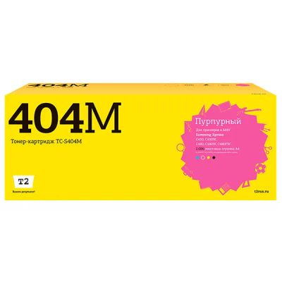 Лот: 24521168. Фото: 1. Картридж T2 TC-S404M/CLT-M404S. Картриджи, расходные материалы