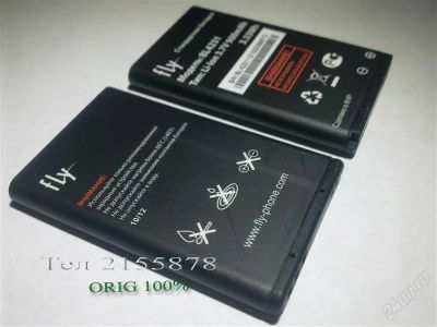 Лот: 2565737. Фото: 1. Аккумулятор Fly DS 105 900 Mah... Аккумуляторы