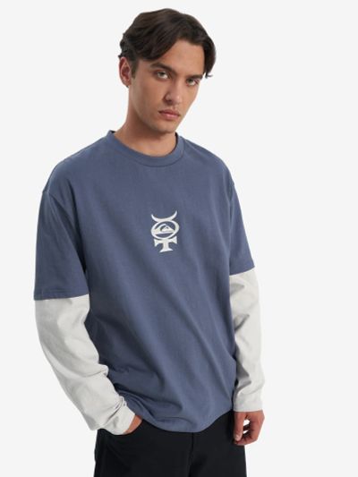 Лот: 25538327. Фото: 1. Лонгслив мужской оверсайз Quiksilver... Другое (спортивная одежда)