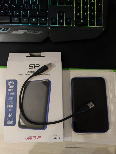 Лот: 24340844. Фото: 1. 2 Tb Внешний HDD Silicon Power... Внешние жесткие диски
