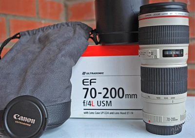 Лот: 1994907. Фото: 1. Canon EF 70-200mm f/4L USM. Объективы