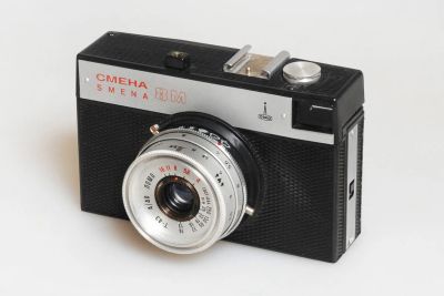 Лот: 21545208. Фото: 1. Фотоаппарат Смена-8М. № 76028034. Плёночные компактные