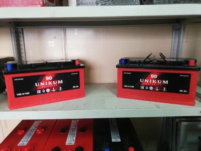 Лот: 17555828. Фото: 1. Аккумулятор Unicum 90Ah, 700А... Аккумуляторы