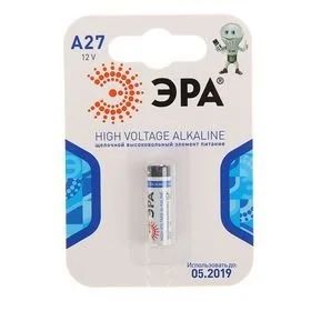 Лот: 14175206. Фото: 1. Батарейка ЭРА А27, 1шт. Другое (аксессуары)