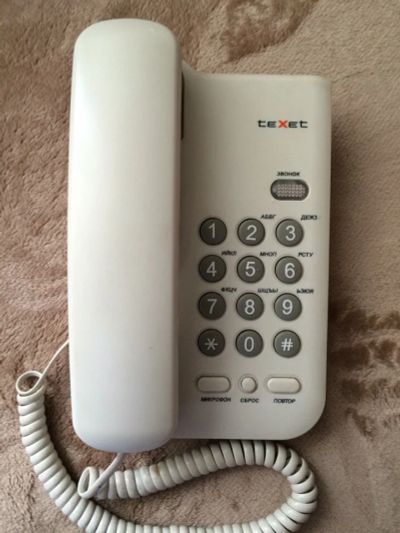 Лот: 7816285. Фото: 1. Стационарный телефон Texet TX-211. Проводные телефоны