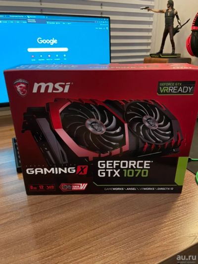 Лот: 18493338. Фото: 1. MSI GTX 1070 Gaming X. Видеокарты