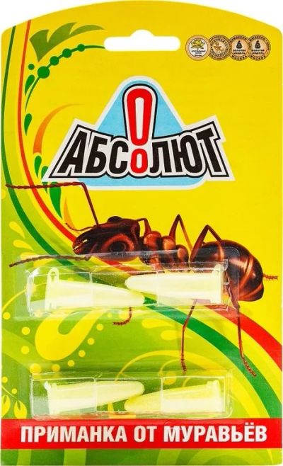 Лот: 16152984. Фото: 1. Приманка от муравьев Абсолют 4... Средства от насекомых и грызунов