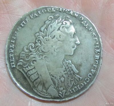 Лот: 17293830. Фото: 1. рубль Петр 2, 1729 год. Россия до 1917 года