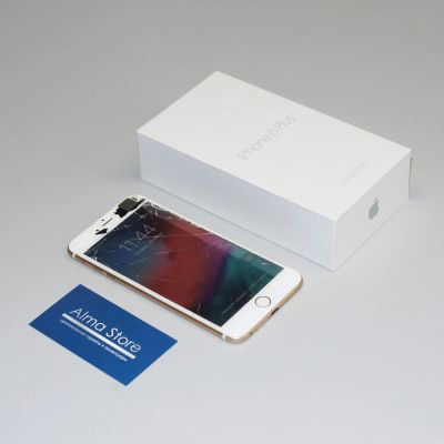 Лот: 20558365. Фото: 1. Apple iPhone 6 Plus 64 ГБ Gold... Смартфоны