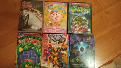 Лот: 13879361. Фото: 1. 80 DVD мультфильмов для детей. Видеозаписи, фильмы
