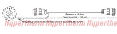 Лот: 17158081. Фото: 1. КАБЕЛЬ:ДВИГАТЕЛЬ ПОДЪЕМНИКА/ТОРМОЗ... Плазменная резка металлов