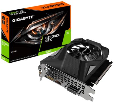 Лот: 19088246. Фото: 1. Видеокарта 4Gb GTX1650 Gigabyte... Видеокарты