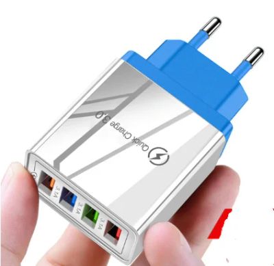 Лот: 16512944. Фото: 1. Сетевое зарядное устройство USB... Зарядные устройства, блоки питания, адаптеры сетевые для смартфонов