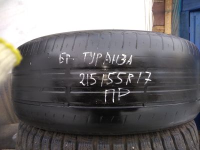 Лот: 15576969. Фото: 1. 215/55 R17 Bridgestone Turanza... Шины