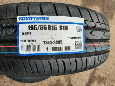 Лот: 17459990. Фото: 1. R15 195/65 Toyo Tranpath MPZ Новая... Шины