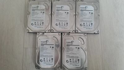 Лот: 21376795. Фото: 1. 5 жёстких дисков Seagate Video... Жёсткие диски (HDD)