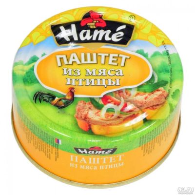 Лот: 13687040. Фото: 1. Паштет 117г Птицы мясо ж/б МУ... Консервы