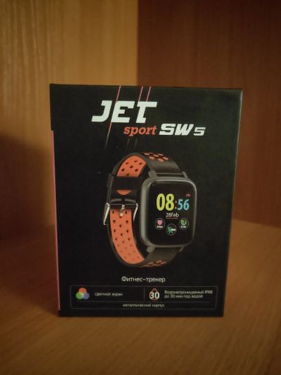 Лот: 16802266. Фото: 1. Смарт-часы Jet Sport SW-5 Red. Смарт-часы, фитнес-браслеты, аксессуары