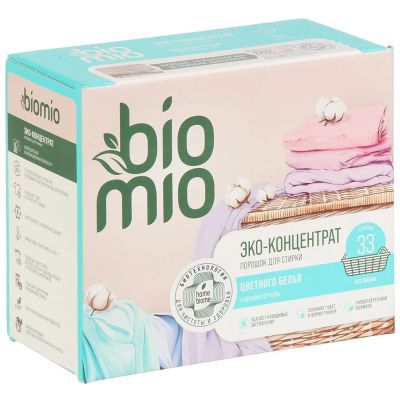 Лот: 25107768. Фото: 1. Стиральный порошок BioMio, 1 кг... Бытовая химия