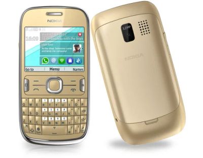 Лот: 3534097. Фото: 1. Nokia Asha 302 Gold. Кнопочные мобильные телефоны