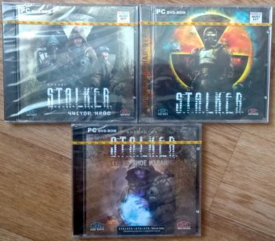 Лот: 14281300. Фото: 1. S.T.A.L.K.E.R - 3 диска. Игры для ПК
