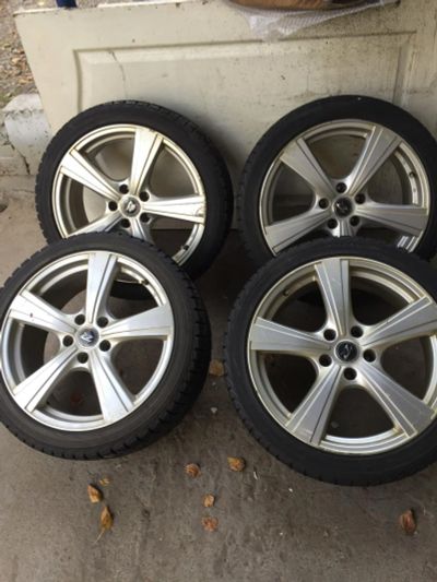 Лот: 8253531. Фото: 1. Комплект литья Weds r18 Красноярске. Диски