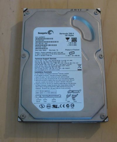 Лот: 5107807. Фото: 1. жесткий диск 120 гб сата. Жёсткие диски (HDD)