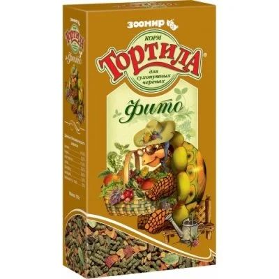 Лот: 17579729. Фото: 1. Тортила гранулы ФИТО для сухопутных... Корма