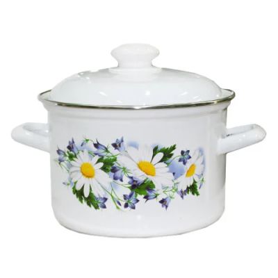 Лот: 13742271. Фото: 1. Кастрюля эмалированная 3,0л цилиндр... Кастрюли