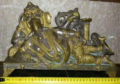 Лот: 10476371. Фото: 1. бронзовая скульптура Будда,позолота... Предметы интерьера и быта