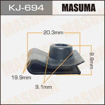 Лот: 11478280. Фото: 1. Клипса крепежная Masuma KJ-694. Кузов