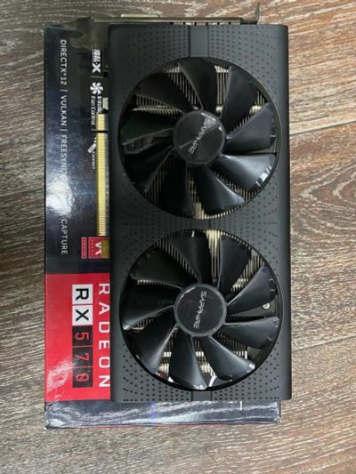Лот: 17413985. Фото: 1. Видеокарта RX570 Sapphire Pulse... Видеокарты