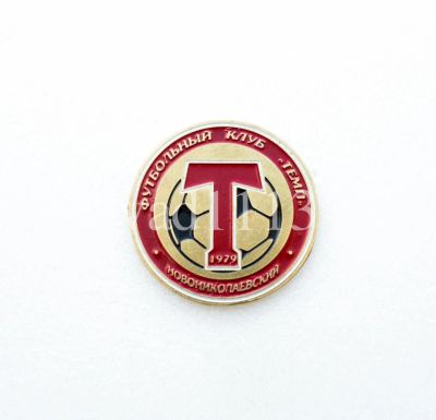 Лот: 11030880. Фото: 1. Футбол-значок ФК Темп Новониколаевск... Сувенирные