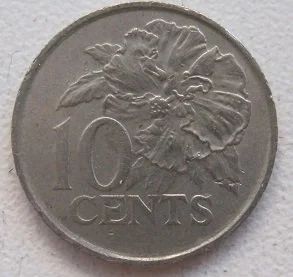 Лот: 12123382. Фото: 1. Тринидад и Тобаго 10 центов 1979. Америка