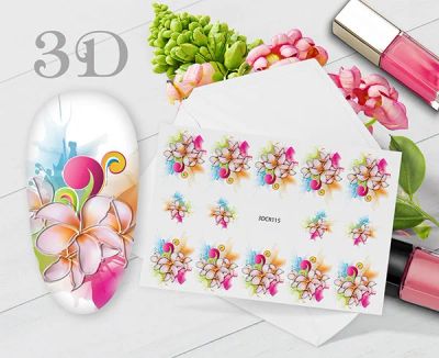 Лот: 11481644. Фото: 1. Слайдер-дизайн 3D - 3DCR115 Malgrat... Украшения, дизайн ногтей
