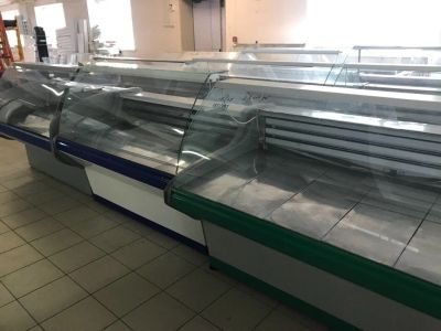 Лот: 12050445. Фото: 1. Витрина холодильная б/у иней 154... Холодильное
