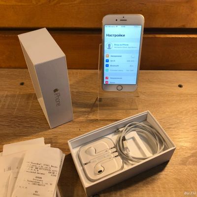 Лот: 18571638. Фото: 1. Смартфон iphone 6 Gold 64Gb. Смартфоны