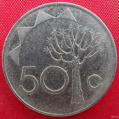 Лот: 2364499. Фото: 1. (№1948) 50 центов 1993 (Намибия... Африка