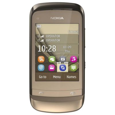 Лот: 6073733. Фото: 1. Nokia C2-06 (2 сим-карты). Кнопочные мобильные телефоны