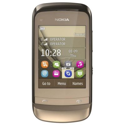 Лот: 6073733. Фото: 1. Nokia C2-06 (2 сим-карты). Кнопочные мобильные телефоны