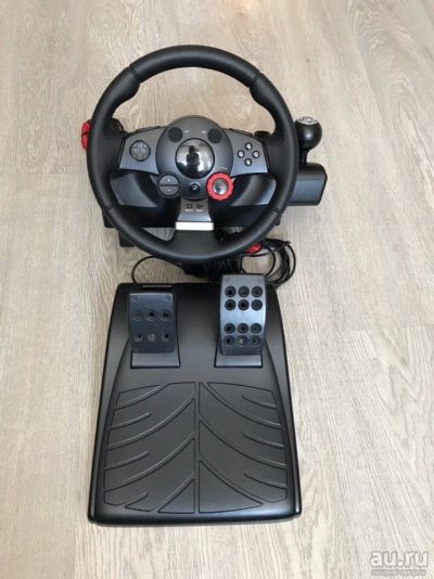 Лот: 13803056. Фото: 1. Руль Logitech Driving Force GT. Рули, джойстики