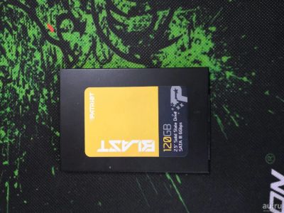 Лот: 13276719. Фото: 1. SSD Patriot Blast 120Gb (не исправно... SSD-накопители